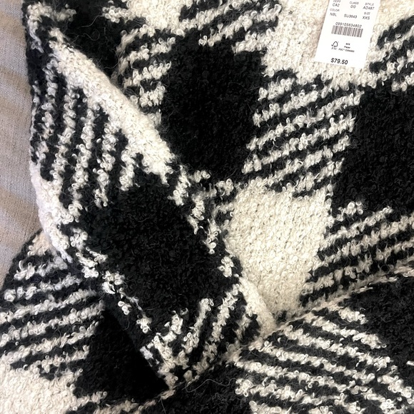 NWT J Crew Buffalo-Check Plaid Sweater - Picture 6 of 7